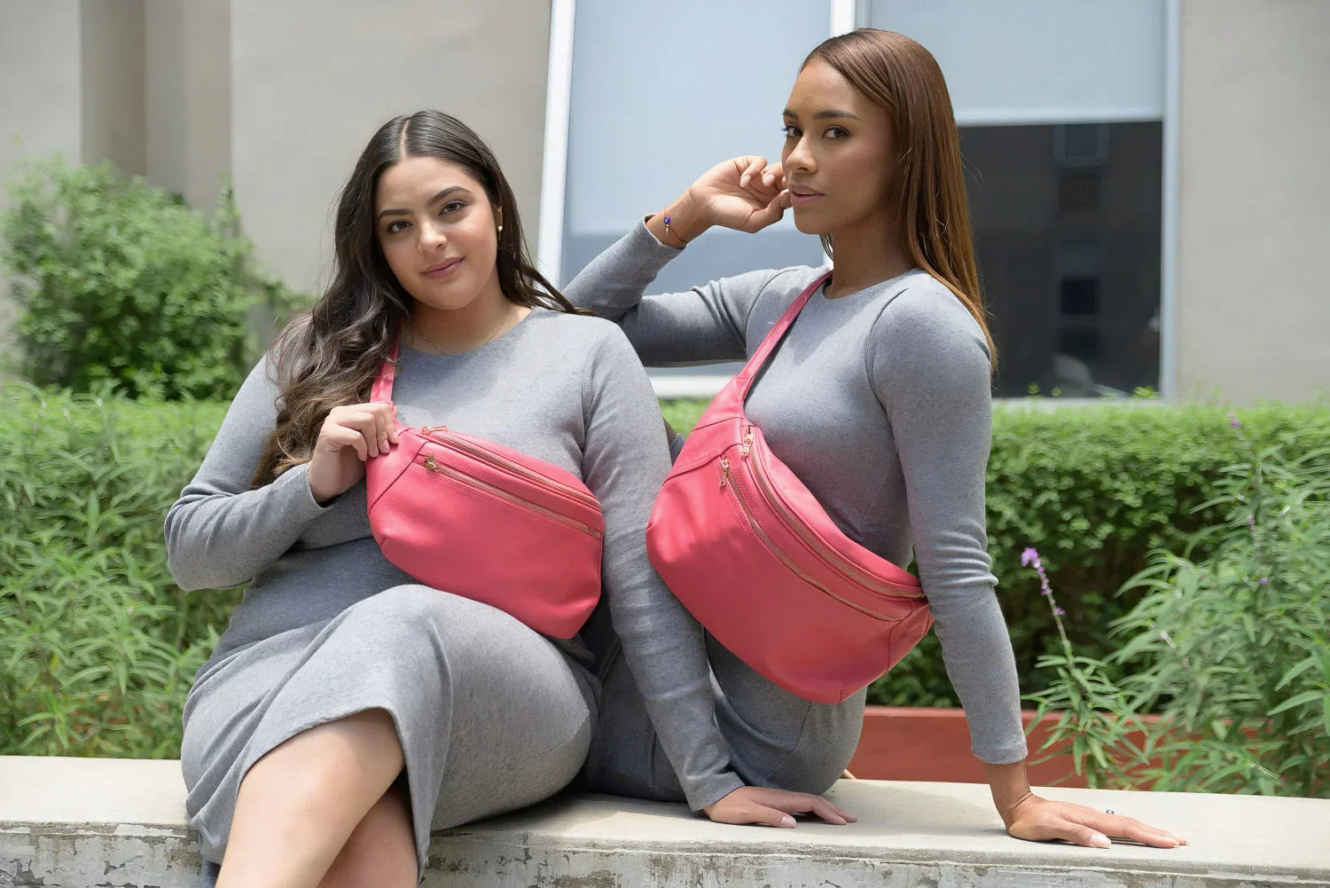 Zendira concealed carry purses shown on two women