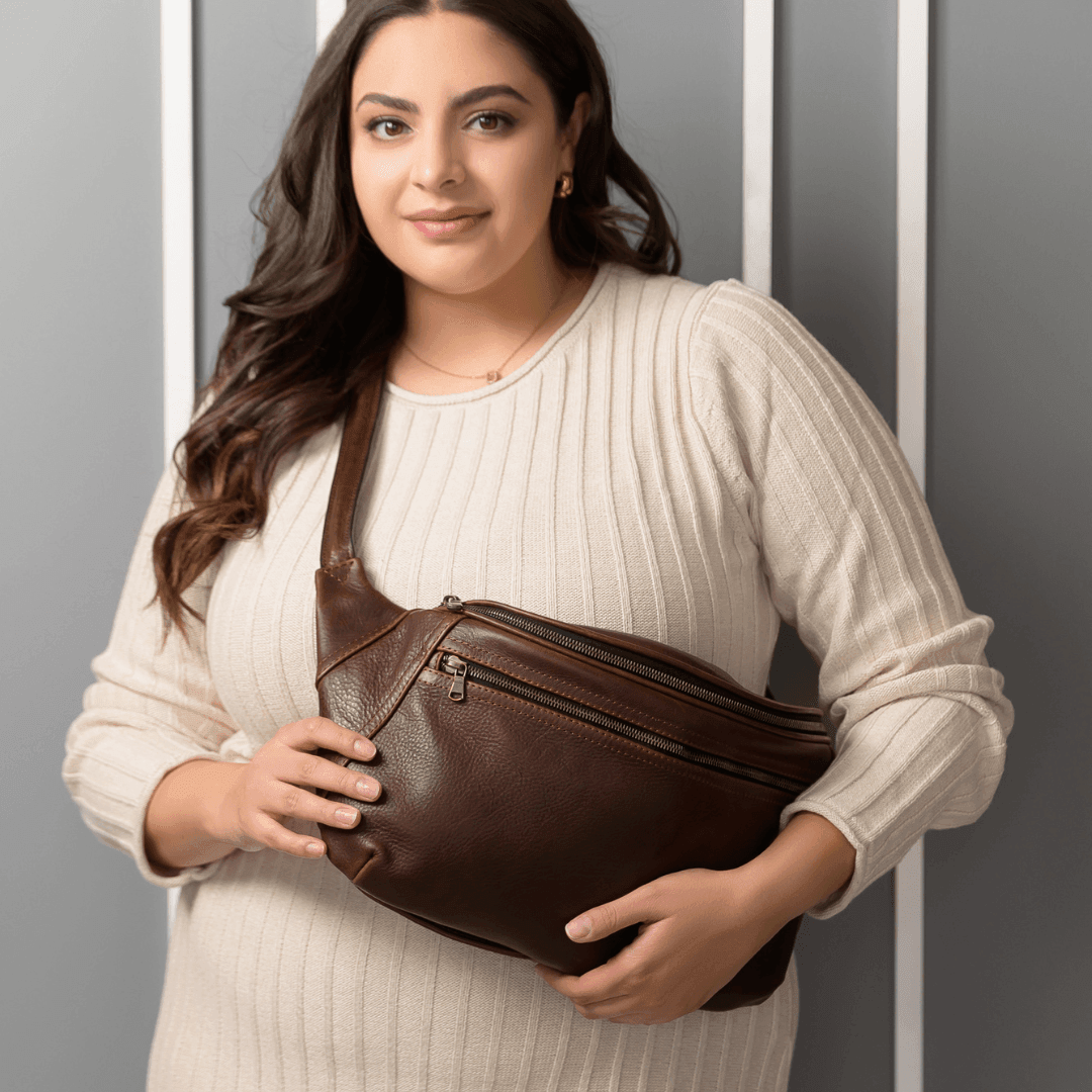 The Full Size Friday | Luxury Leather Crossbody Bag by Zendira