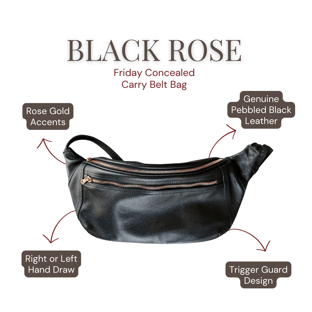 The Friday Concealed Carry Belt Bag - Zendira