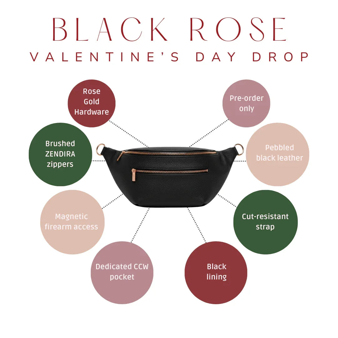 Zendira black rose color combo explainer image