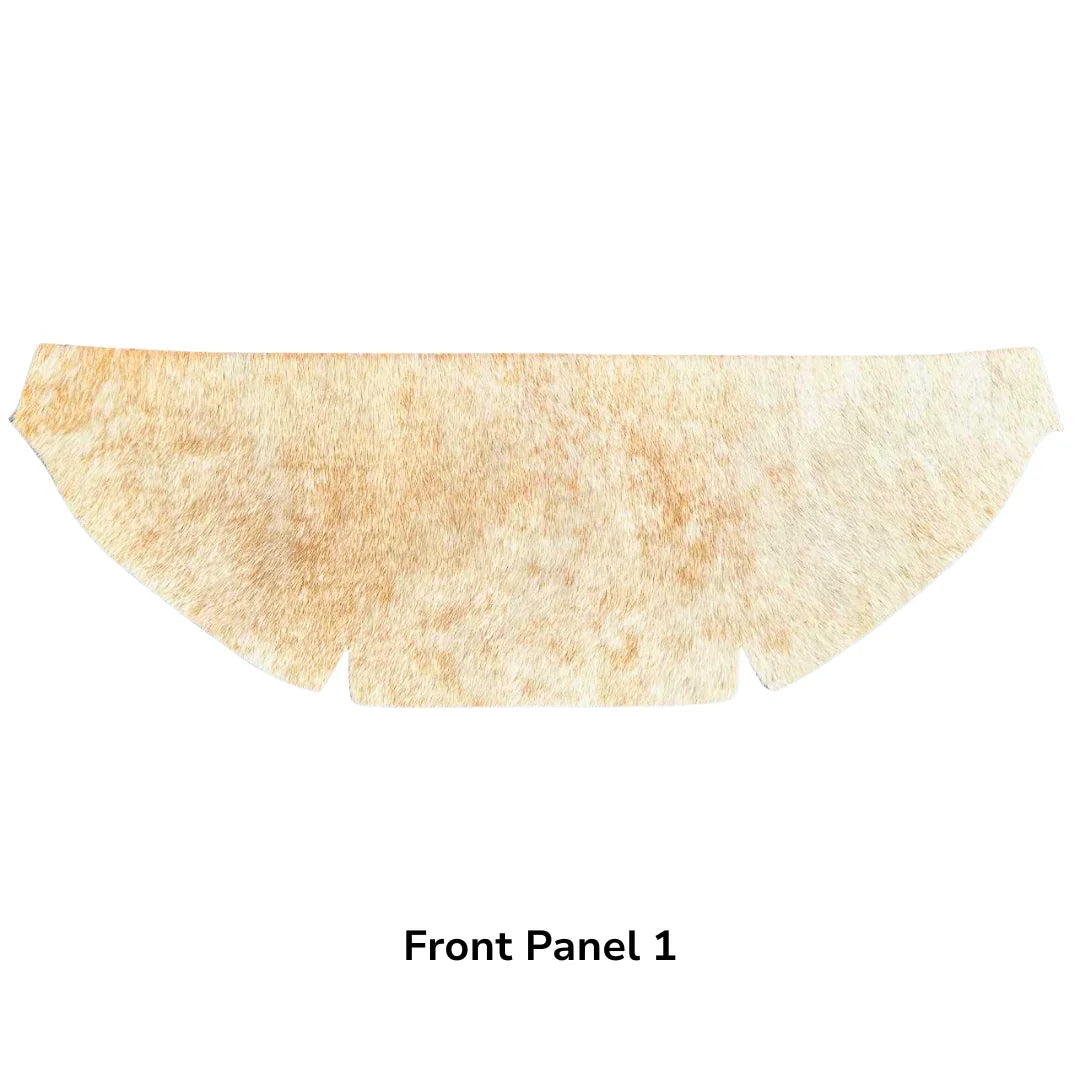 Front panel for the Jessie Harrison x Zendira January drop of the Saturday concealed carry bag.