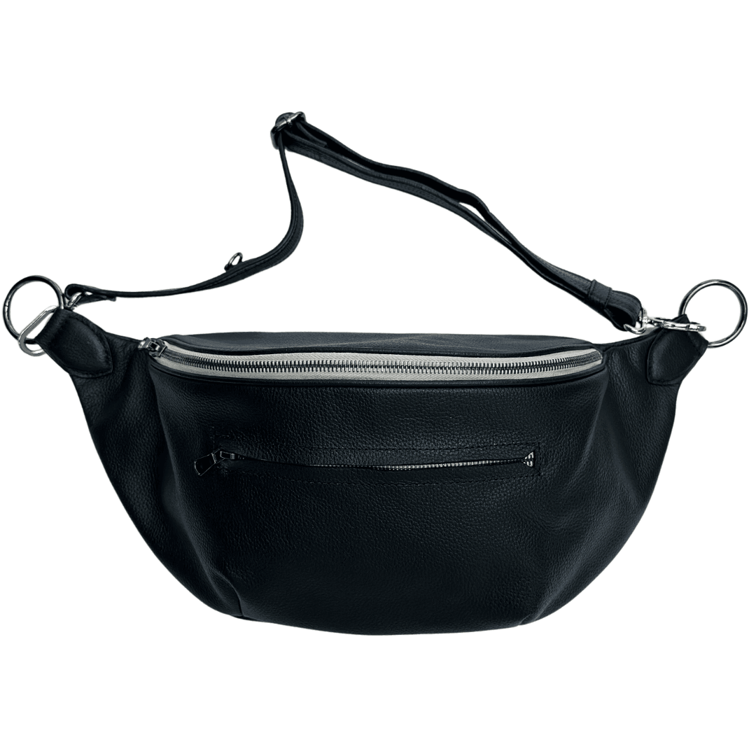 Zendira Saturday concealed carry crossbody in Cookies and Cream leather