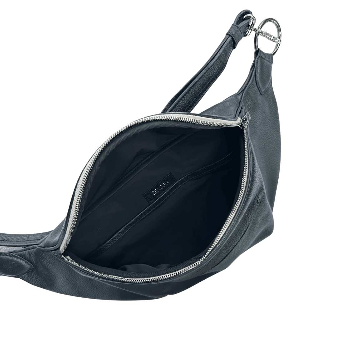 Interior view of the Zendira Saturday concealed carry crossbody