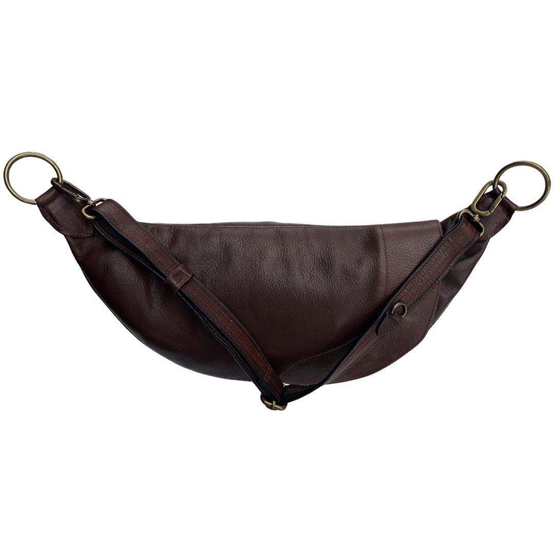 Back view of the Zendira Saturday crossbody bag designed for concealed carry