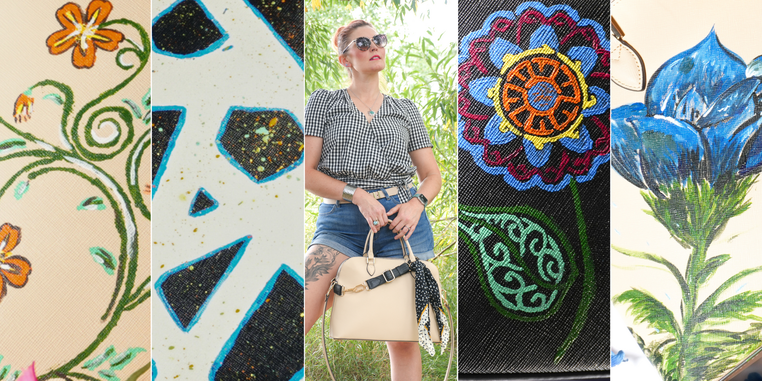 Zendira’s Hidden Talent: Carly’s Hand-Painted Monday Bag Collection