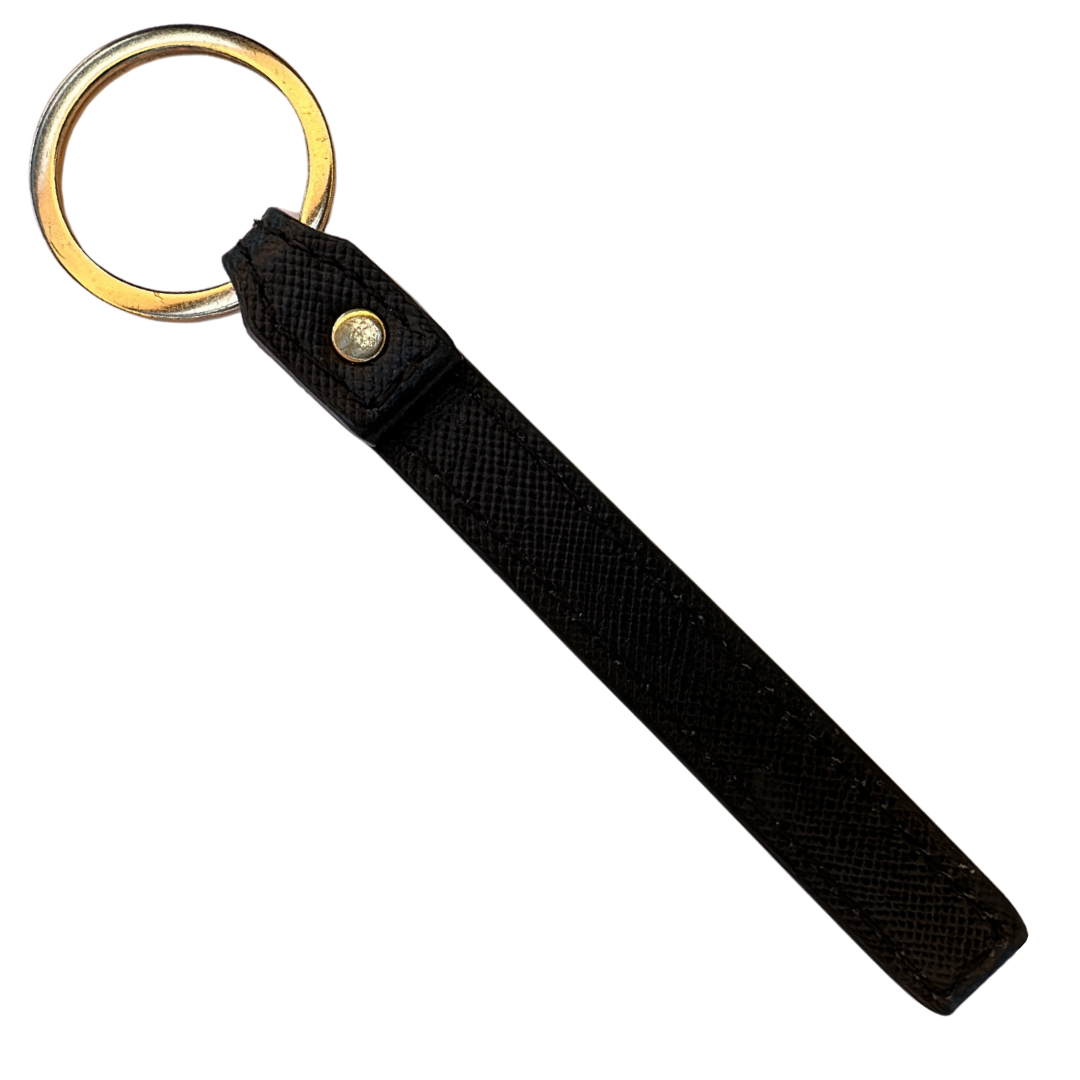 Saffiano Leather Keyring