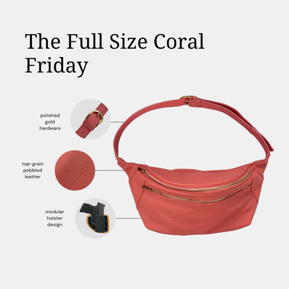 The Full Size Friday Concealed Carry Belt Bag