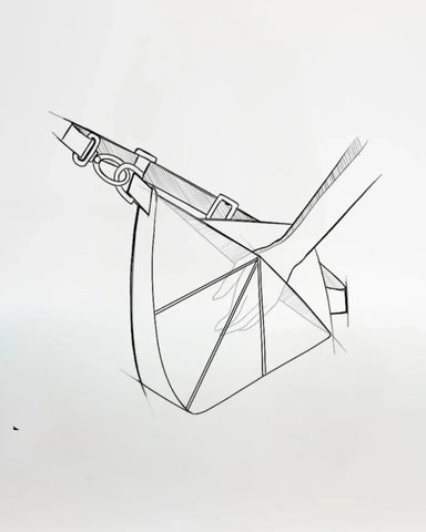 The Origami | Designer Concealed Carry Bag by Zendira