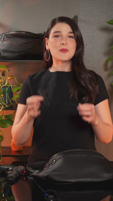 How to set up your Friday Concealed Carry Bag by Zendira with a kydex trigger guard