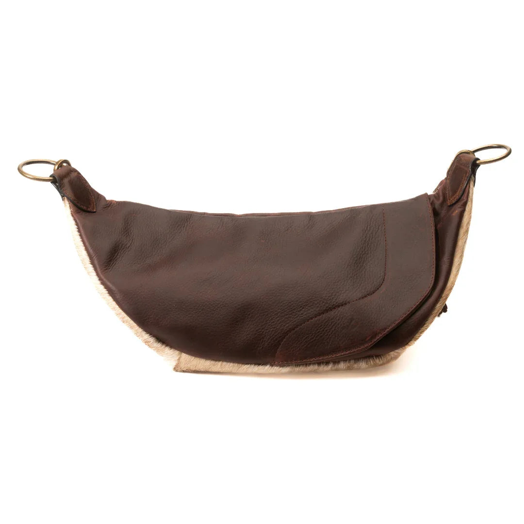 Back view of the Jessie Harrison x Zendira concealed carry crossbody bag