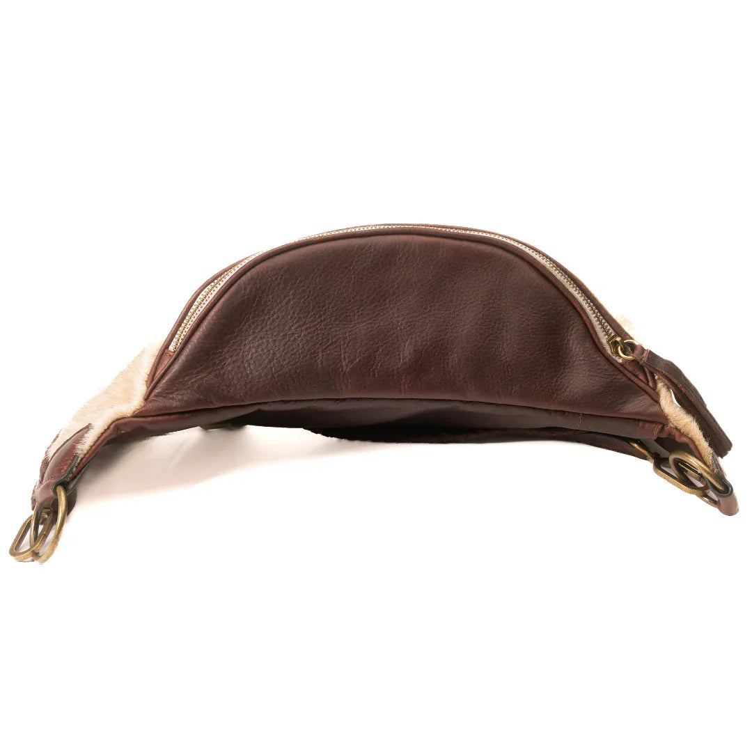 Top view of the Jessie Harrison x Zendira January drop of the Saturday concealed carry bag.