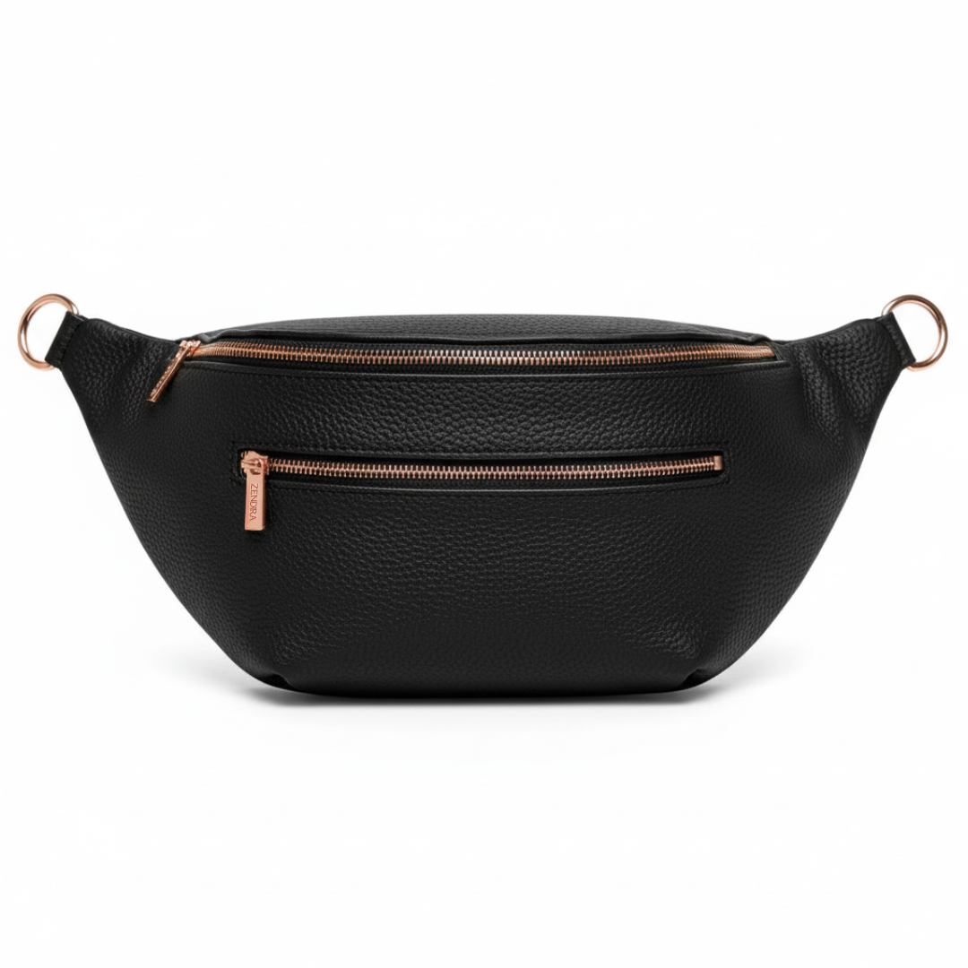 Zendira Saturday concealed carry bag in black rose