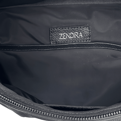 Interior view of the Zendira Saturday concealed carry bag with organized compartments