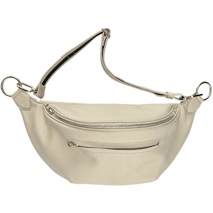 Zendira Saturday concealed carry crossbody in Pearl leather