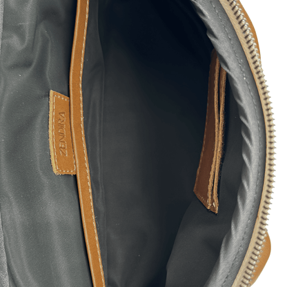 Interior view of the Zendira Saturday concealed carry crossbody bag