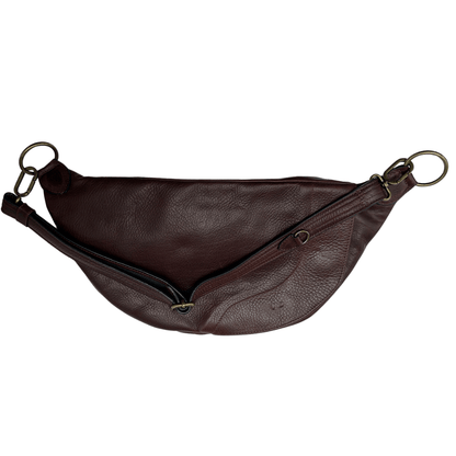 Back view of the Zendira Saturday crossbody bag designed for concealed carry